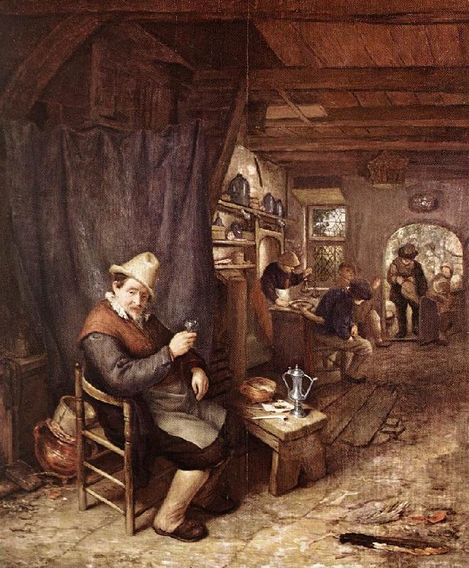 OSTADE, Adriaen Jansz. van The Drinker sag oil painting picture